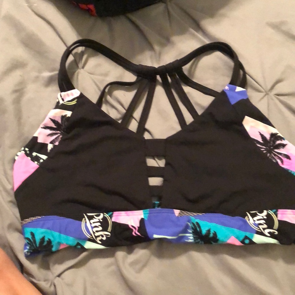 Size large pink Victoria’s Secret sports bra